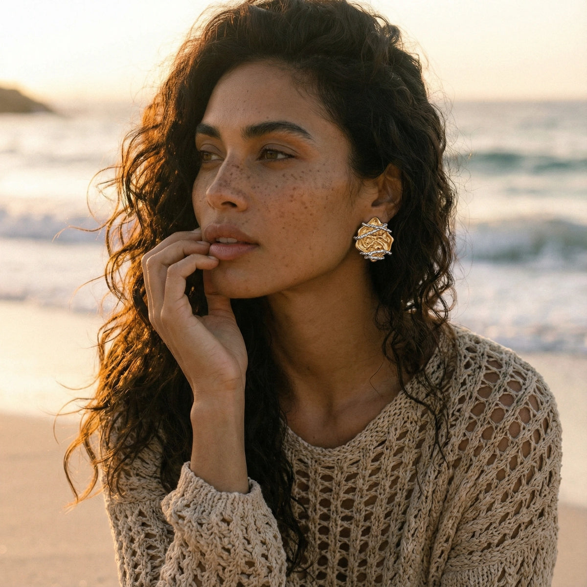 Rose Earrings